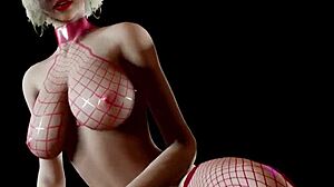 Blonde Hailey cowgirls with big ass and tits