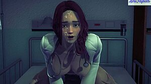 Hot doctor demonstrates new healing sex techniques in 3d hentai