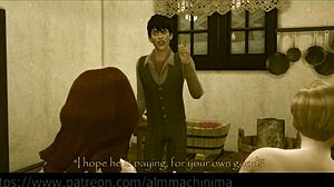 Young Man Passionately Fucks Cute Prostitute in Art of Love