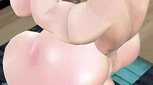 Fucking a goth big-ass slut prostitute hard in IMVU.