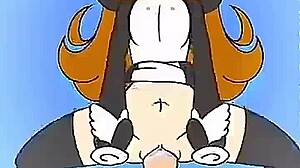 Hentai Mona sa šuká skrytými krivkami a prosí o tajné dotyky