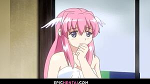 Stunning 69 hentai with huge cock licking big tits pussy muff diving monster deepthroat fetish bliss