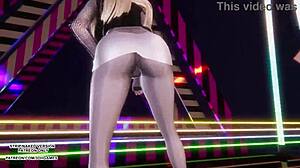 mmd sistar touch my body ahri's sexy kpop dance in league of legends costume has me throbbing uncensored 4k 60fps.