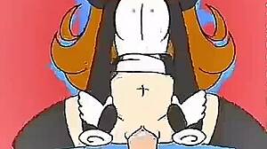 hentai mona teases with her hidden curves begging for secret touches