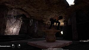 lara croft's tight cave stretched wide by fisting and more fun