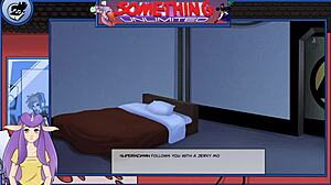 dc comics volcana explodes in orgasmic facial cumshot from villain