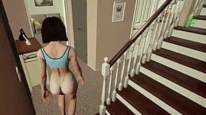 Silicon Lust v0.23 Gameplay Monday Gloryhole Blowjob Lesbian Dildo Bathing Orgy!