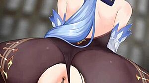 imagine ganyu riding your cock cowgirl style all erotic and wet