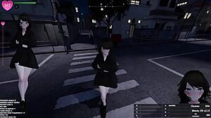 Lustful Exhibitionist Flashes Big Tits And Ass On Crowded Street Gangbang!