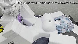 Fucked Cute Half-Sister's Tight Pussy Early Morning Roblox Explosion!