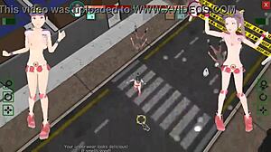 Future Female Guards Crave Men's Cocks in Suppanuki Hentai Game