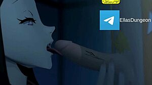 Hey, check out Nezuko deepthroating Zenitsu in this steamy Demon Slayer hentai!