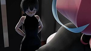 Чико и Чика анимирани Ескалон кремпай мастурбация удря силно.