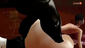 follando puta amiga big ass anal monster cock in imvu slut session