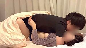 i sneakily filmed my sleeping girlfriend pranking her until creampie real amateur couple bedroom fun