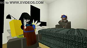 Blonde MouseyCherie Fucked Hard by Hacker Cum Inside Roblox