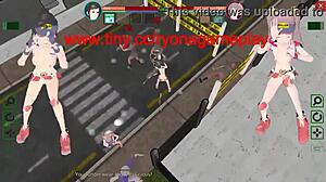 Future Female Guards Crave Men's Cocks in Suppanuki Hentai Game