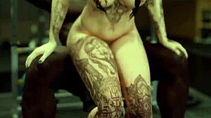 Tight bald pussy rides huge cock! anime big tits bounce missionary comp