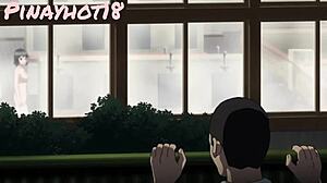 campus swimmers sneak fingering and monster cock fucks between pretty teen asses at university