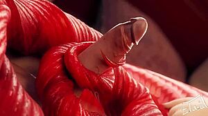 Big Tits Group Blowjob with Sexy Monster Hentai