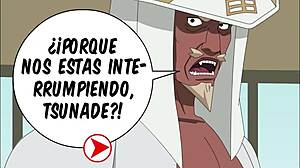 Tsunade's Big Tits Bounce on Interracial Monster Cock Until Cum Explosion!