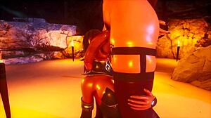 Futa Succubus Pounds Young Witch Vagina Ritual 3D Fuckfest