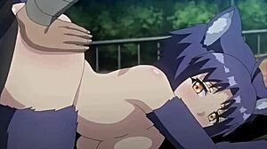 Wolf girl with huge ass and tits rides cowgirl to massive creampie in wild 2022 hentai frenzy!!