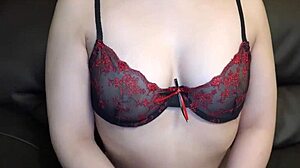 chubby japanese brunette hides her big tits talent in uncensored amateur blowjob creampie