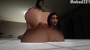 Mrs. Cockers takes big black cock at the pool in 3D Skyrim.