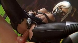 fortnite hentai explodes with big ass anal blowjob frenzy! insane tits compilation