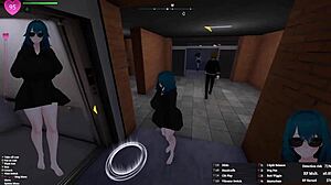 secret flasher manaka exposes femboy futanari tits in apartment mission uncensored