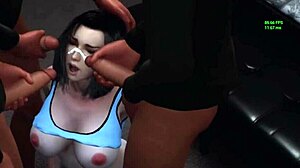 Silicon Lust v0.23 Gameplay Monday Gloryhole Blowjob Lesbian Dildo Bathing Orgy!