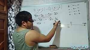 61 wild math sex equation with nerd student teacher in bedroom hentai
