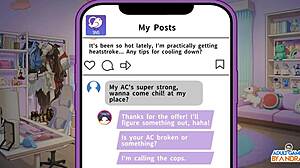 ep2 sex ninja roleplay ziya wife cosplayer gameplay squirting huge cock