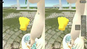 Yukari's Elf Pussy Ravaged by Dragon Monster in Fantasy VR Game