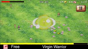 hey, check out this virgin warrior from x-men hentai game