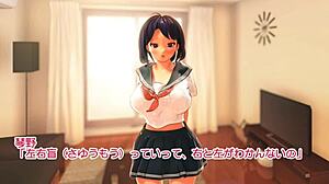 big tits jk akari misenters apartment for creampie punishment sex