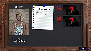 Grateful Hentai Babe Sucks Massive Cock After Phone Help in Kink Maker Game