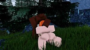 Adachi Rei Inflated by Monster BBC Blowjob Cumshot