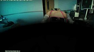 blonde mercy, suck this cock deep then ride it in cosplay frenzy!