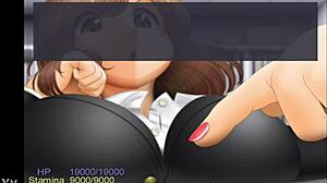 Teacher Oshie Fingers Little Snatcher with Giant Milf Discipline