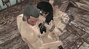 fishnet tattoo sluts double penetrated on dc street meat outdoors