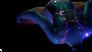 whoa this blue succubus demon grinds and rides cock wildly!