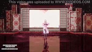 seraphine shakes her sexy body in kpop dance then gets wild in league of legends uncensored hentai