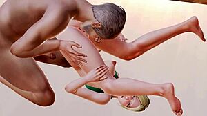 an old man meets a sweet young anime girl