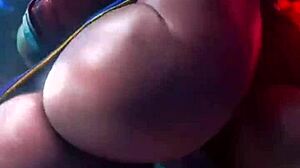 chun li pussy pounded viper cowgirl rides quiet dp compilation!