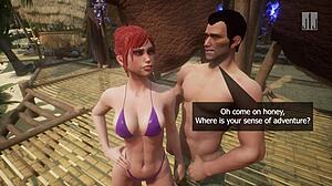 oh man my redhead gf got wrecked by huge bbc on nude beach trip