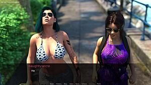 horny futanari succubus melts under milf's massive oppai seduction