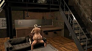 i ache with desire pounding esmeralda's huge tits and ass all over the house wildly