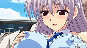 Hentai Girl Masturbates Pussy Publicly Watched By Crowds Outdoor